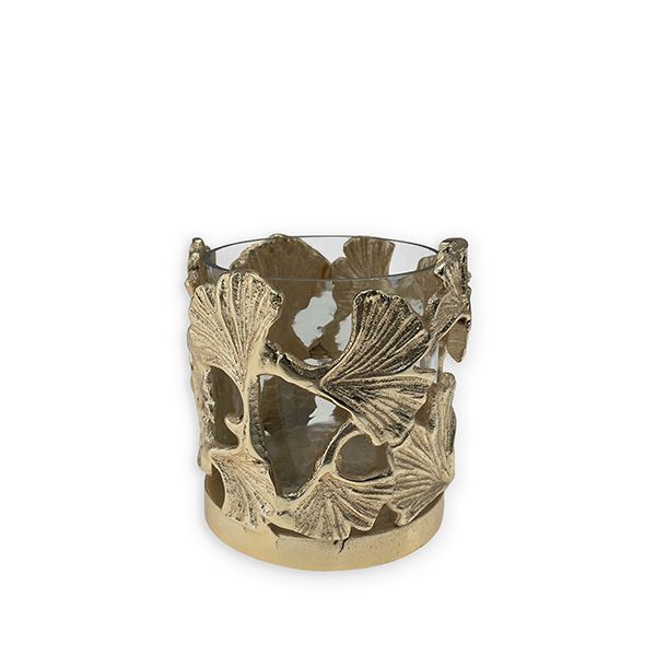 culinary concepts Ginkgo Hurricane with Glass Insert – Small