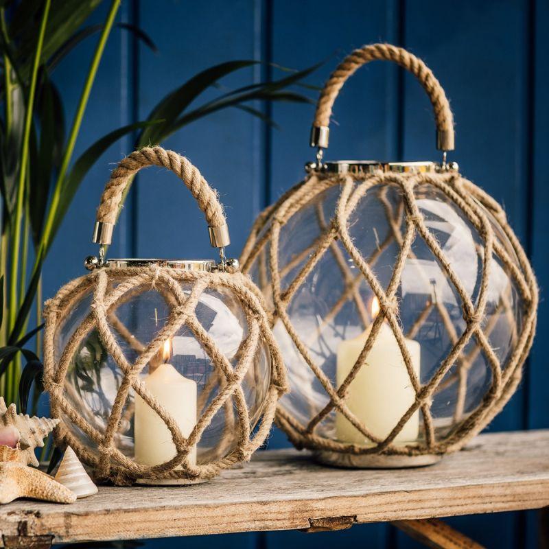 Culinary Concepts Glass Medium La Rochelle Globe Lantern