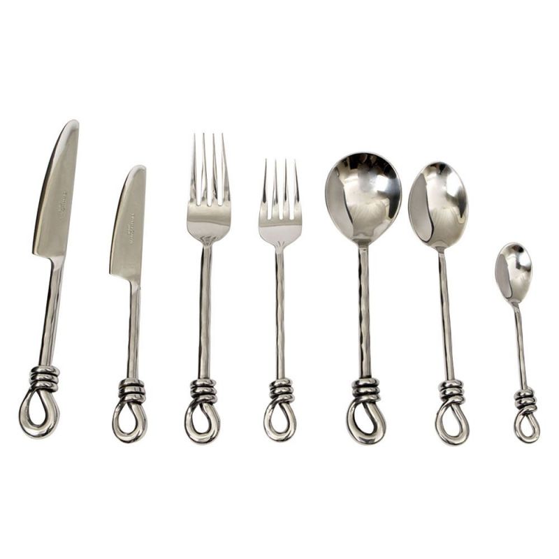culinary concepts Hammered Knot 42 Piece Cutlery Set | HANDMADE TO ORDER