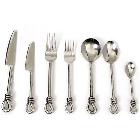 culinary concepts Hammered Knot 56 Piece Cutlery Set | HANDMADE TO ORDER