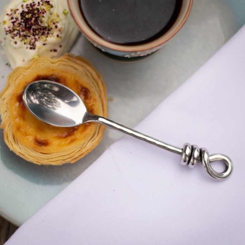 Culinary Concepts Hammered Knot Coffee / Small Tea Spoon