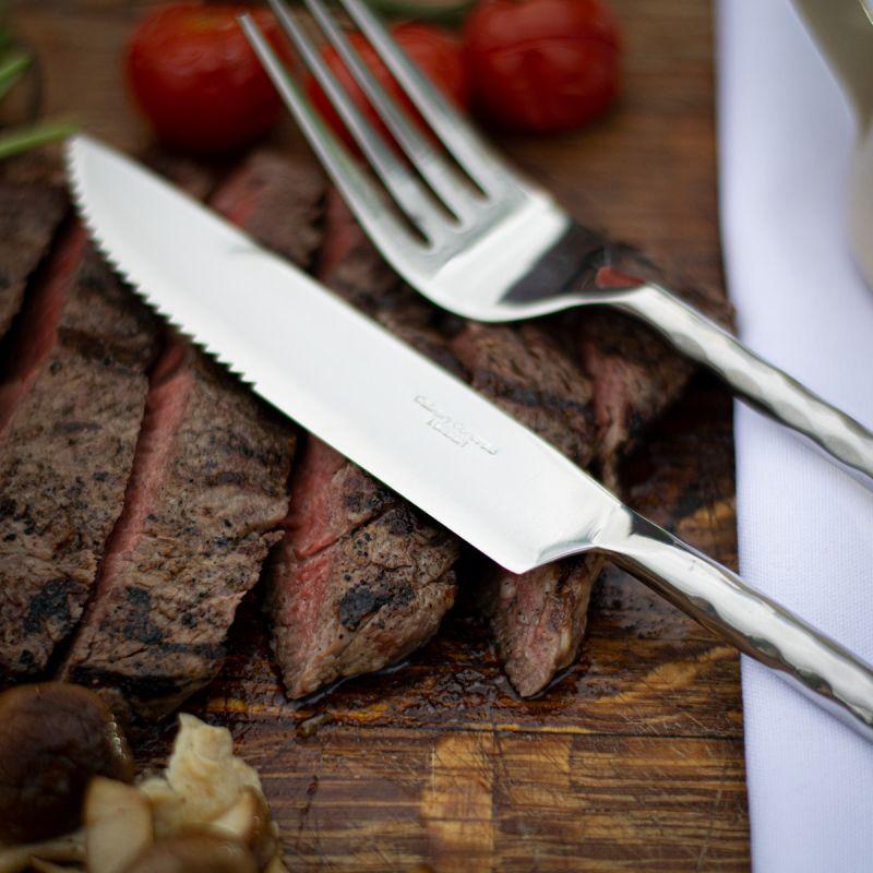 Culinary Concepts Hammered Knot Steak Knife | HANDMADE TO ORDER