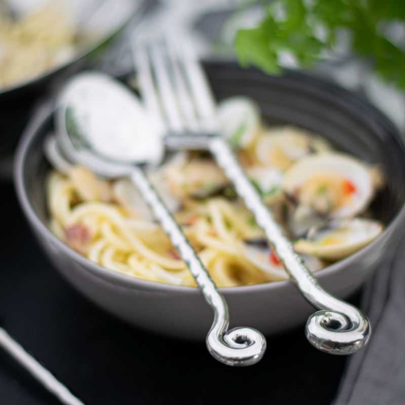 Culinary Concepts Hammered Shell 84 Piece Cutlery Set | HANDMADE TO ORDER