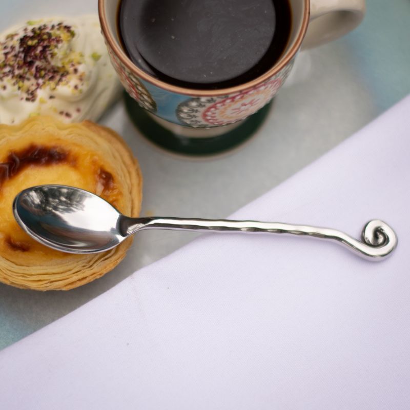 Culinary Concepts Hammered Shell Coffee / Small Tea Spoon