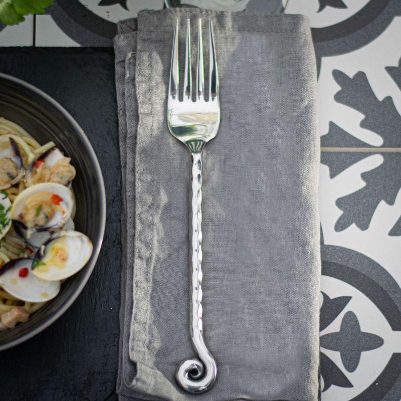 Culinary Concepts Hammered Shell Dinner Fork | HANDMADE TO ORDER