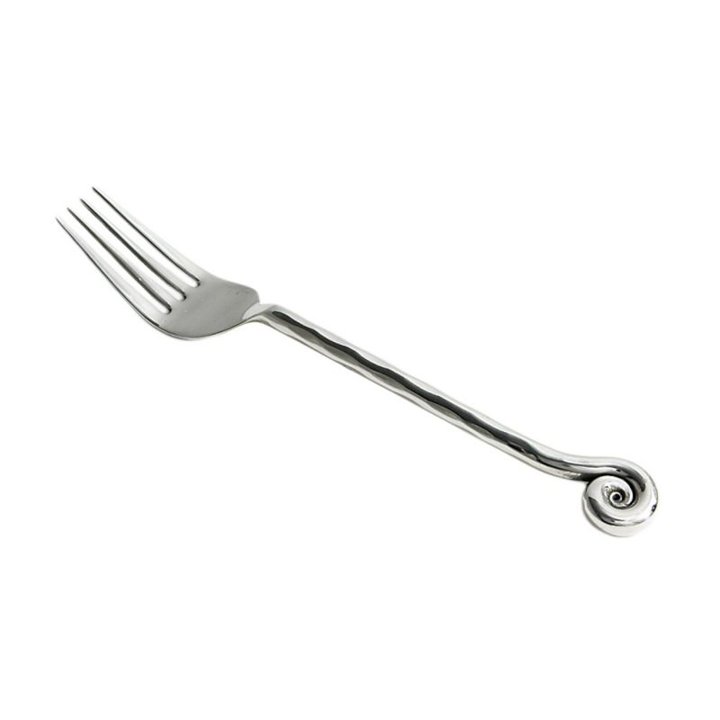 culinary concepts Hammered Shell Dinner Fork | HANDMADE TO ORDER