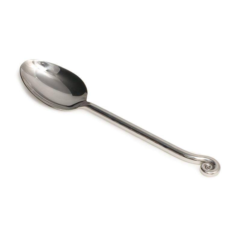 culinary concepts Hammered Shell Medium Serving Spoon | HANDMADE TO ORDER