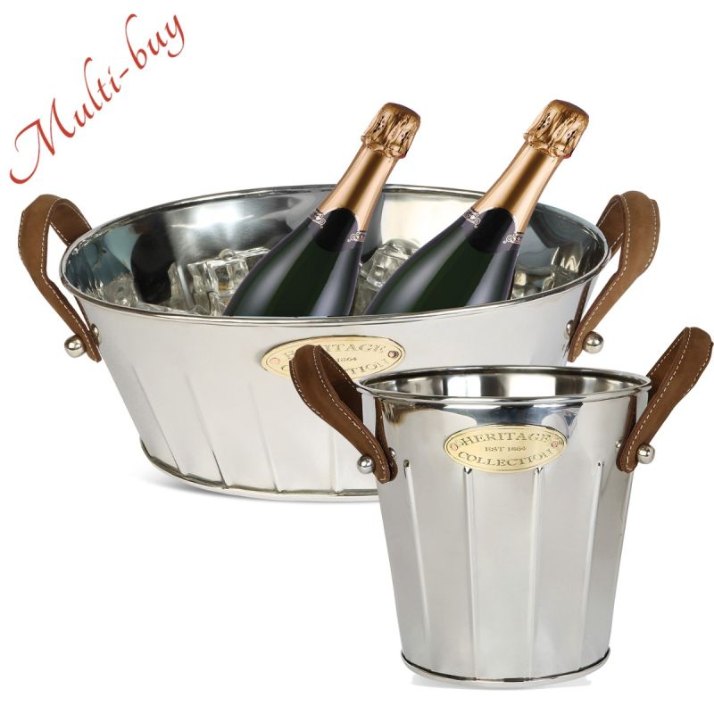 culinary concepts Heritage Champagne Bath & Wine Cooler Set