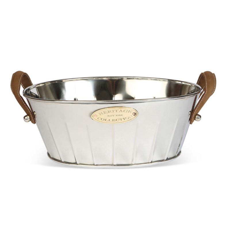 culinary concepts Heritage Leather Handled Champagne Bath |PERFECTLY IMPERFECT