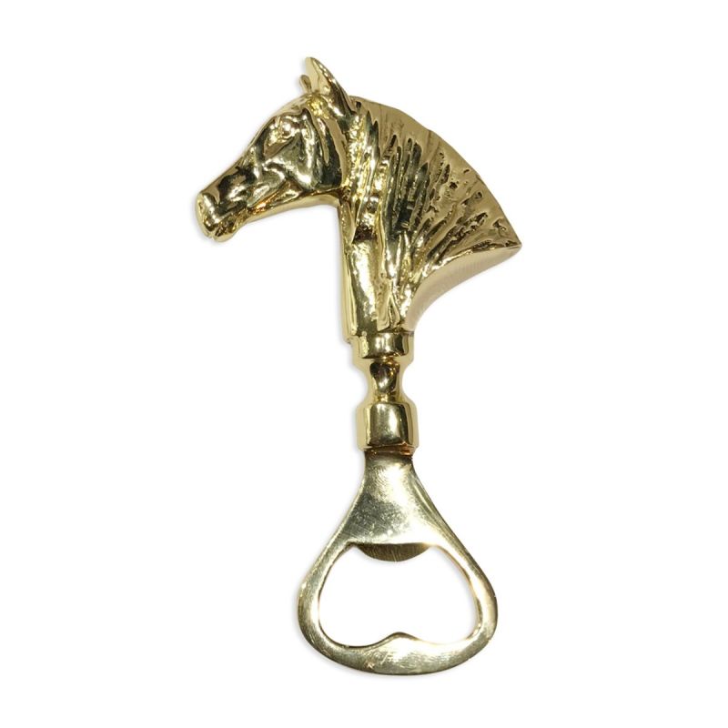 culinary concepts Horse Head Bottle Opener - Gold Finish