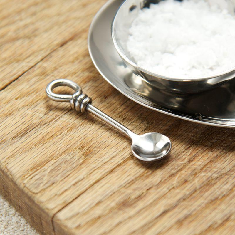 Culinary Concepts Individual Polished Knot Salt Spoon