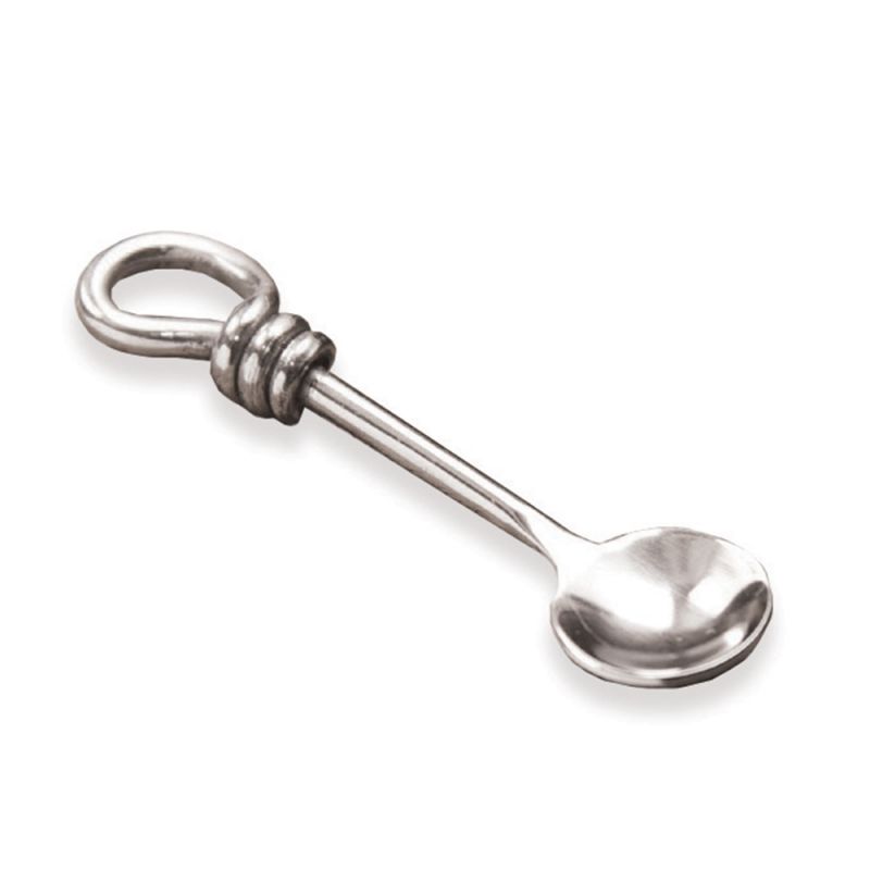 culinary concepts Individual Polished Knot Salt Spoon