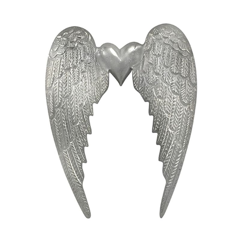 culinary concepts Large Heart Angel Wing Wall Hanging