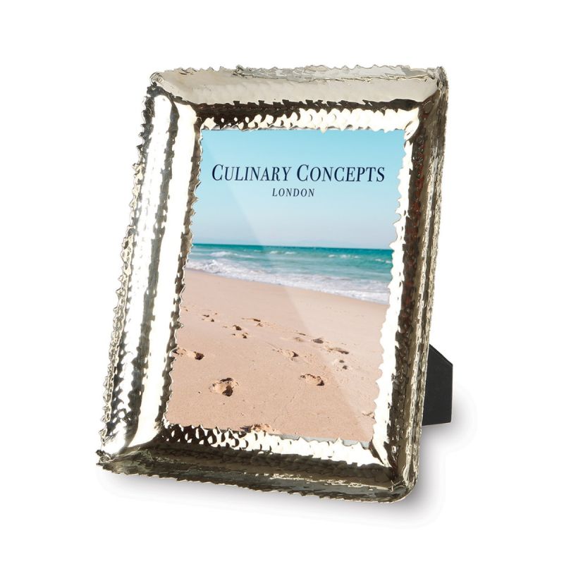 culinary concepts Large Photo Frame - Champagne Hammered