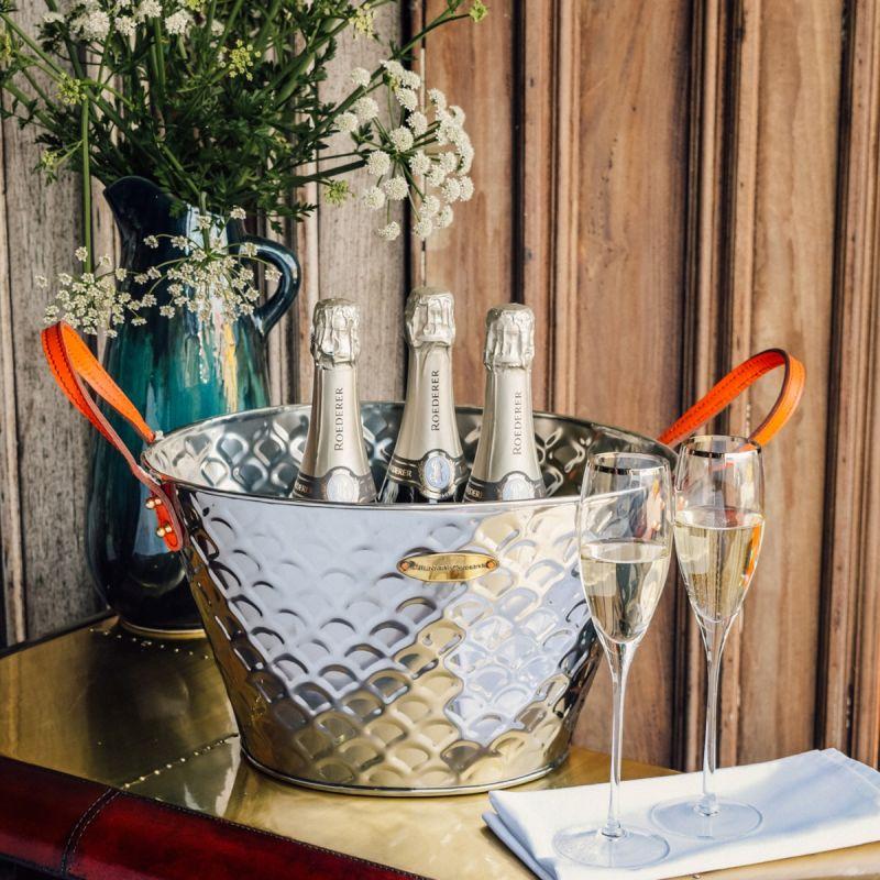 Culinary Concepts Louie Large Champagne Bath - Nickel Finish