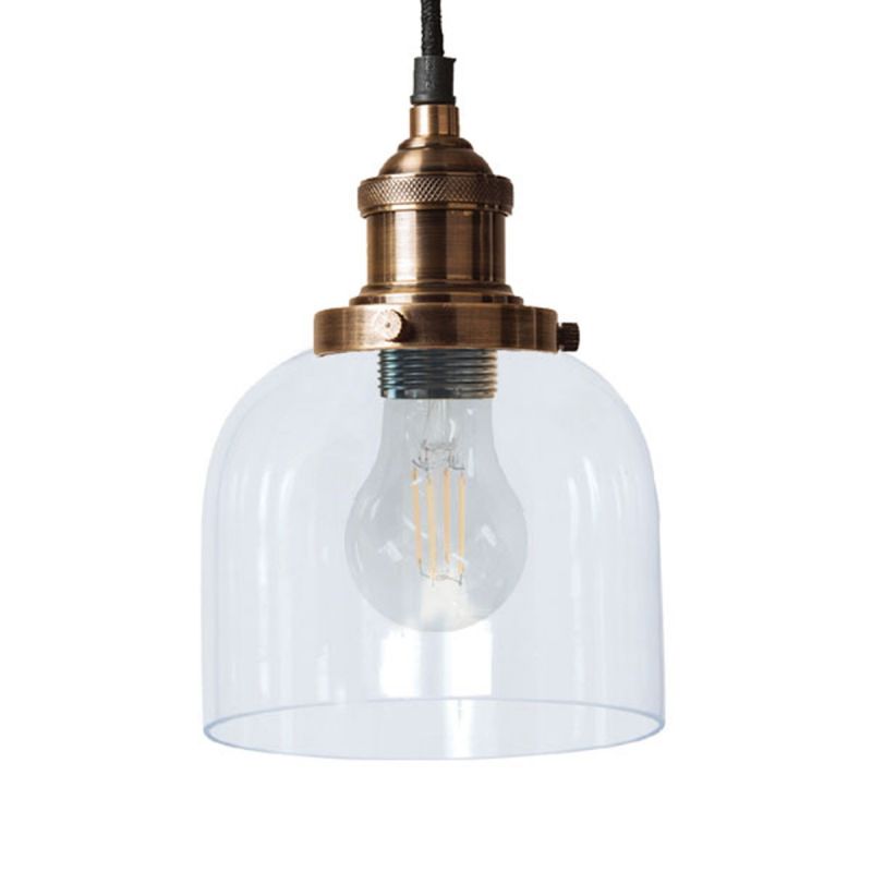 culinary concepts Maine Pendant Light - Antique Brass Finish