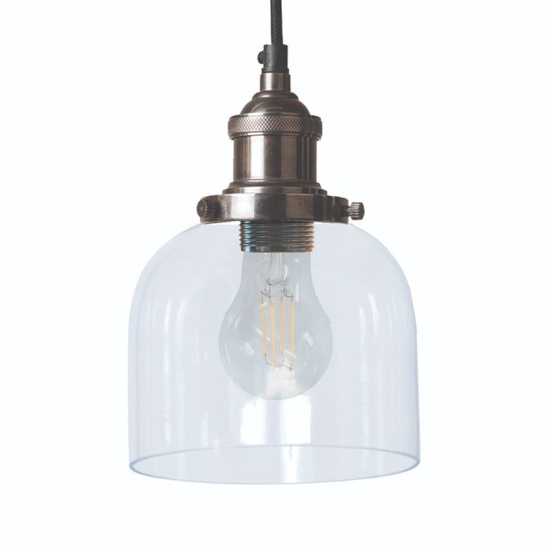 culinary concepts Maine Pendant Light - Antique Silver Finish