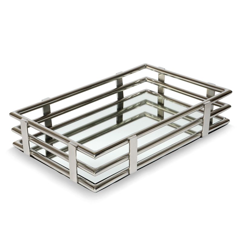 culinary concepts Medium Gatsby Rectangular Mirror Tray