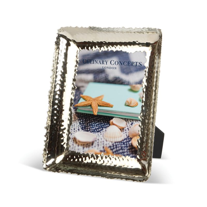 culinary concepts Medium Photo Frame - Champagne Hammered