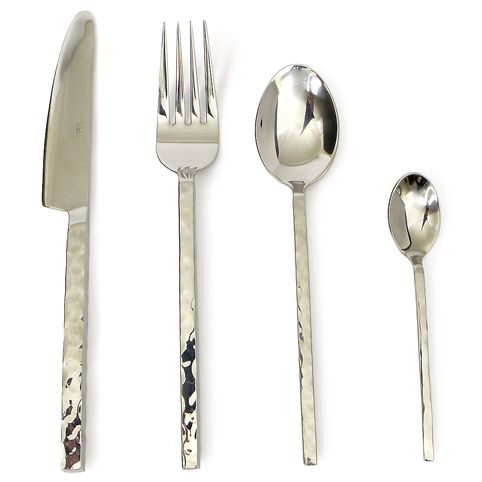 culinary concepts Millennium Hammered 24 Piece Cutlery Set | HANDMADE TO ORDER