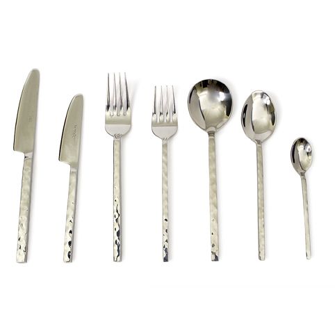 culinary concepts Millennium Hammered 56 Piece Cutlery Set | HANDMADE TO ORDER