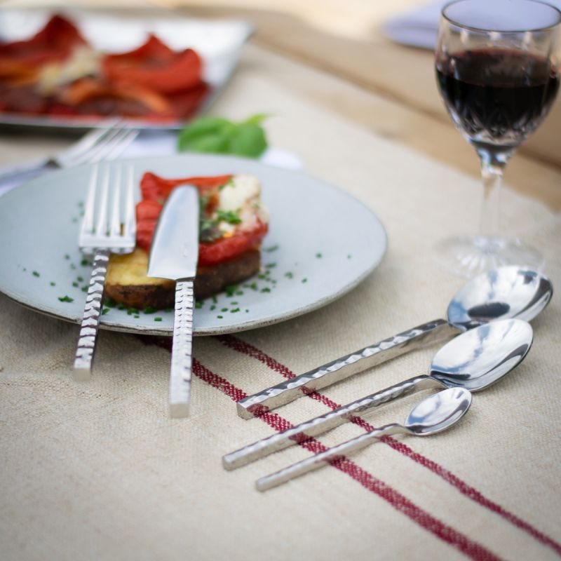 Culinary Concepts Millennium Hammered Seven Piece Place Setting