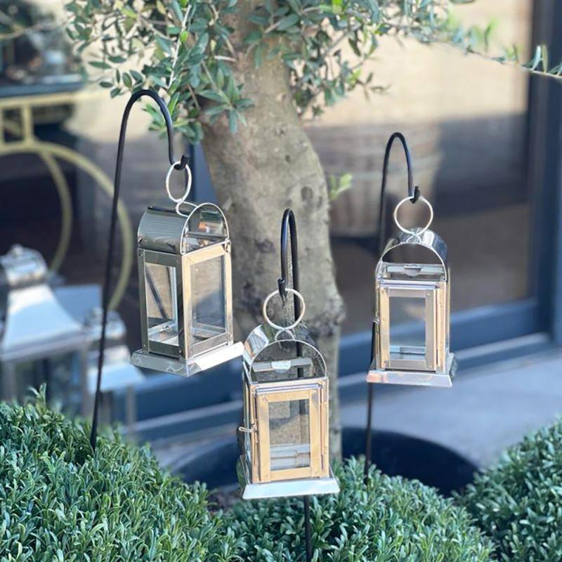 Culinary Concepts Mini Arch Tea Light Lantern & Black Matt Mini Stake