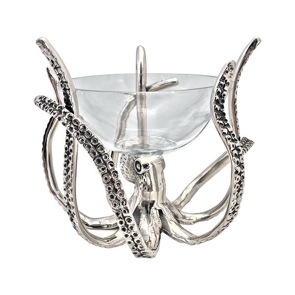 culinary concepts Mini Octopus Stand & Glass Bowl | PERFECTLY IMPERFECT