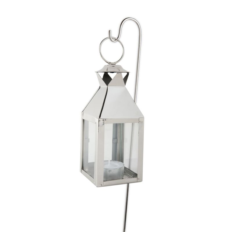 Culinary Concepts Mini Square Tea Light Lantern & Black Matt Stake