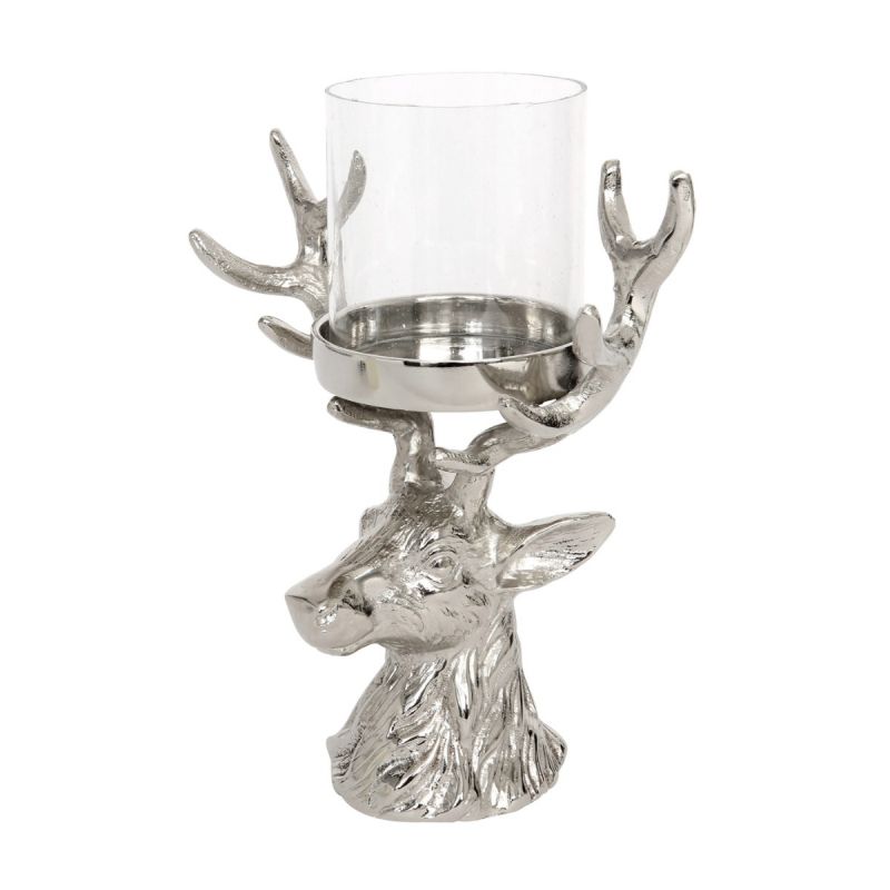 culinary concepts Mini Stag Head Hurricane Lantern | PRE-ORDER - DUE MID AUGUST