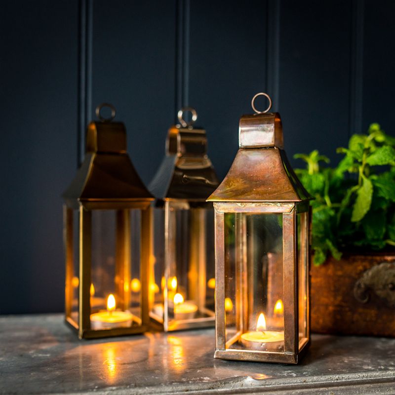 culinary concepts Mini Tonto Lantern - Burnished Copper