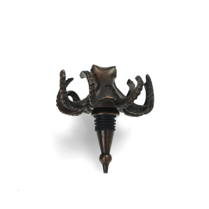 Culinary Concepts Octopus Bottle Stopper - Bronze Finish