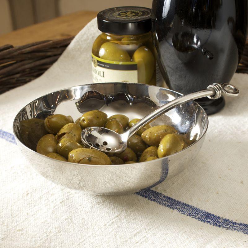 Culinary Concepts Olive Bowl & Polished Knot Spoon Set
