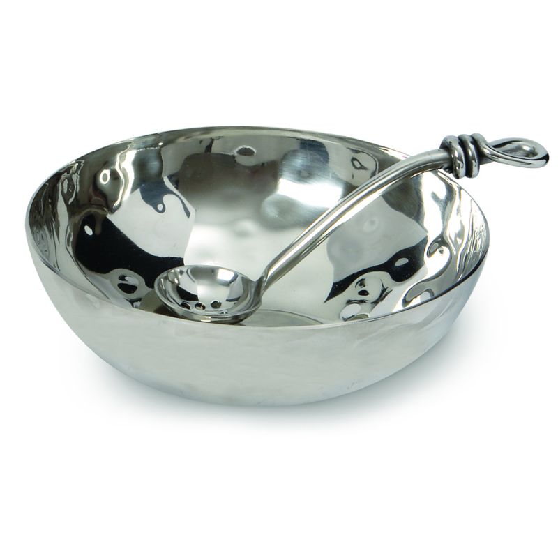 culinary concepts Olive Bowl & Polished Knot Spoon Set