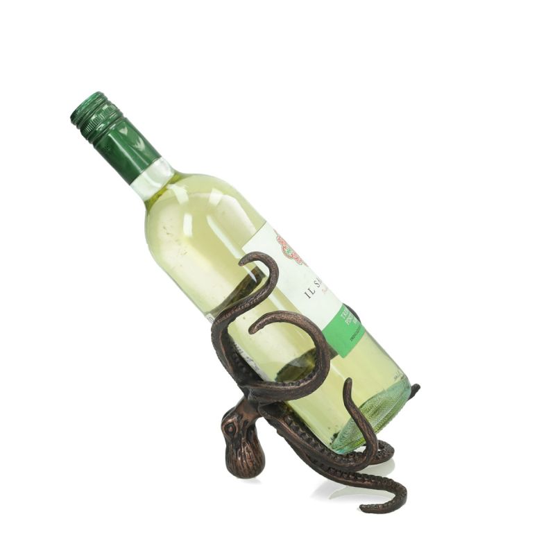 Culinary Concepts Pacific Wine Bottle Holder In Bronze Finish