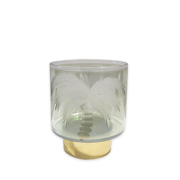 culinary concepts Palm Etched Tea Light Holder - Small