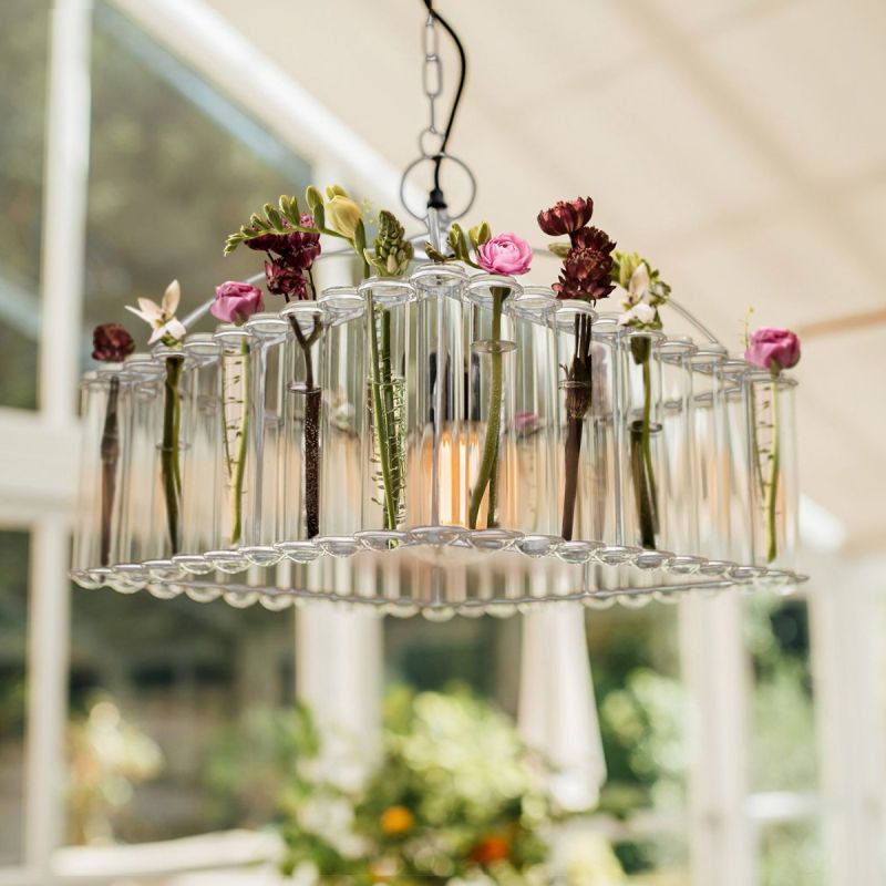 Culinary Concepts Pasteur Square Test Tube Chandelier