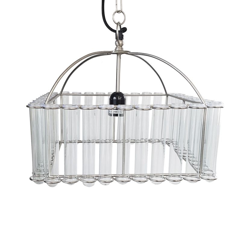 culinary concepts Pasteur Square Test Tube Chandelier