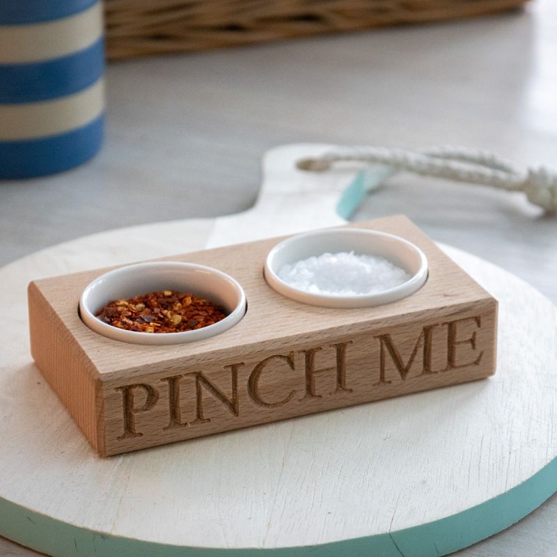 Culinary Concepts 'Pinch Me' Condiment Holder With Porcelain Dish