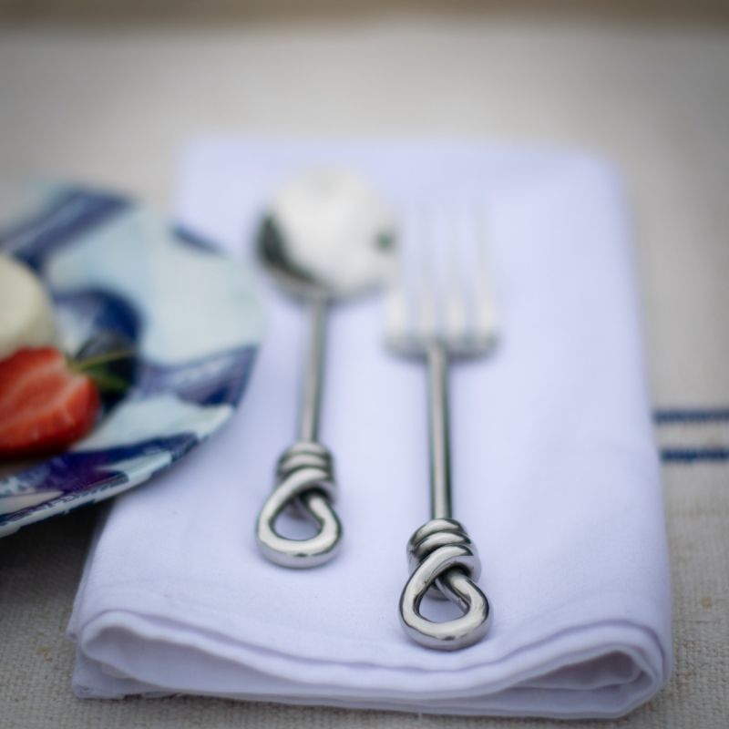 Culinary Concepts Polished Knot Dessert / Appetiser Fork | HANDMADE TO ORDER