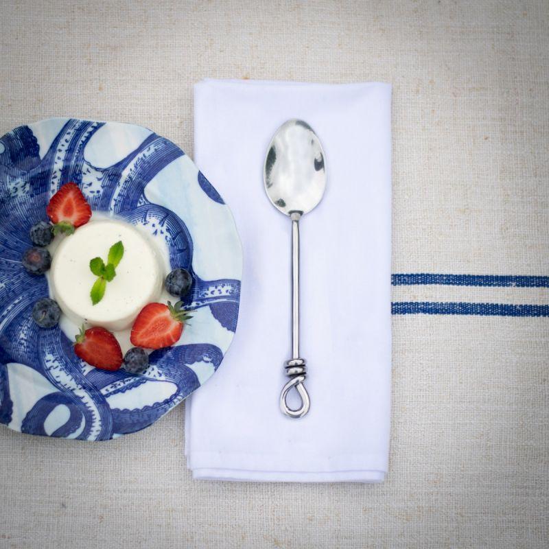 Culinary Concepts Polished Knot Dessert Spoon | HANDMADE TO ORDER
