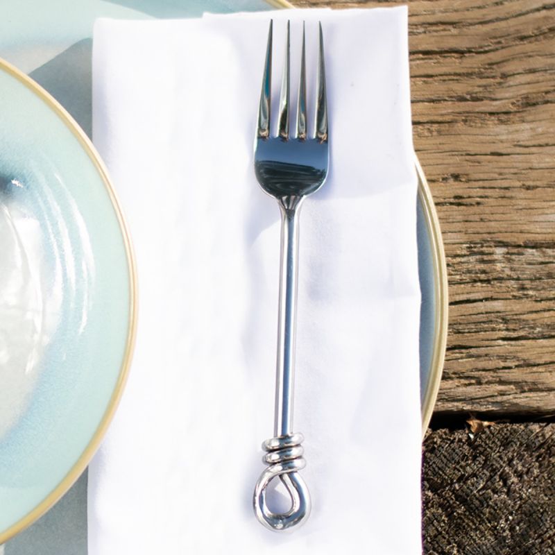 Culinary Concepts Polished Knot Dinner Fork | HANDMADE TO ORDER