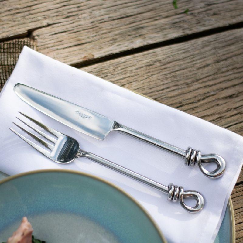 Culinary Concepts Polished Knot Dinner Fork | HANDMADE TO ORDER