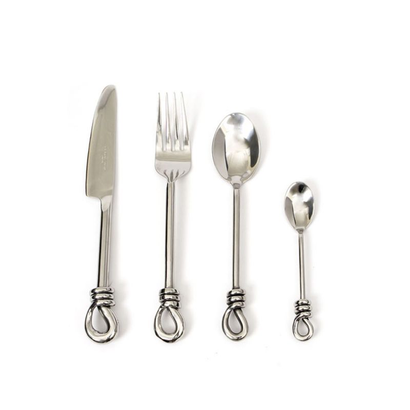 culinary concepts Polished Knot Four Piece Place Setting | HANDMADE TO ORDER