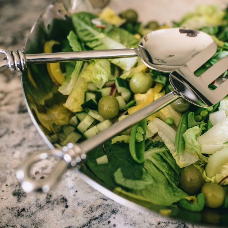 Culinary Concepts Polished Knot Medium Salad Servers