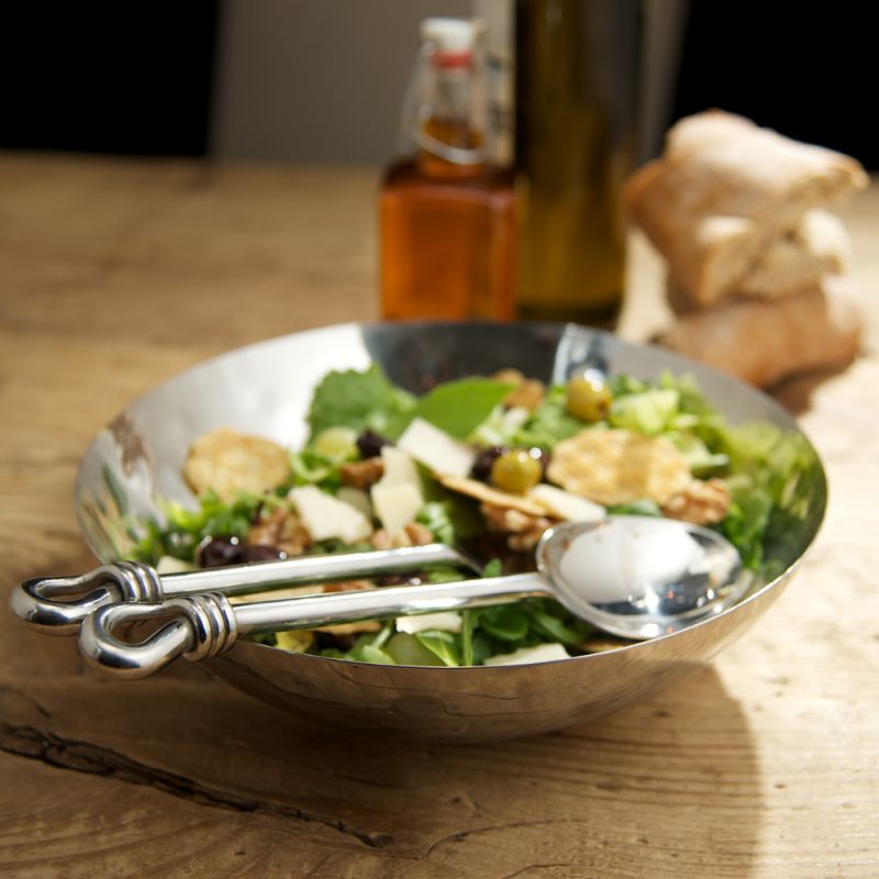 Culinary Concepts Polished Knot Medium Salad Servers