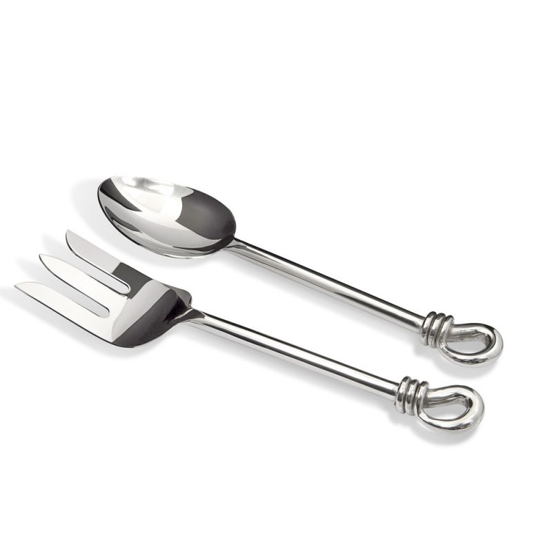 culinary concepts Polished Knot Medium Salad Servers