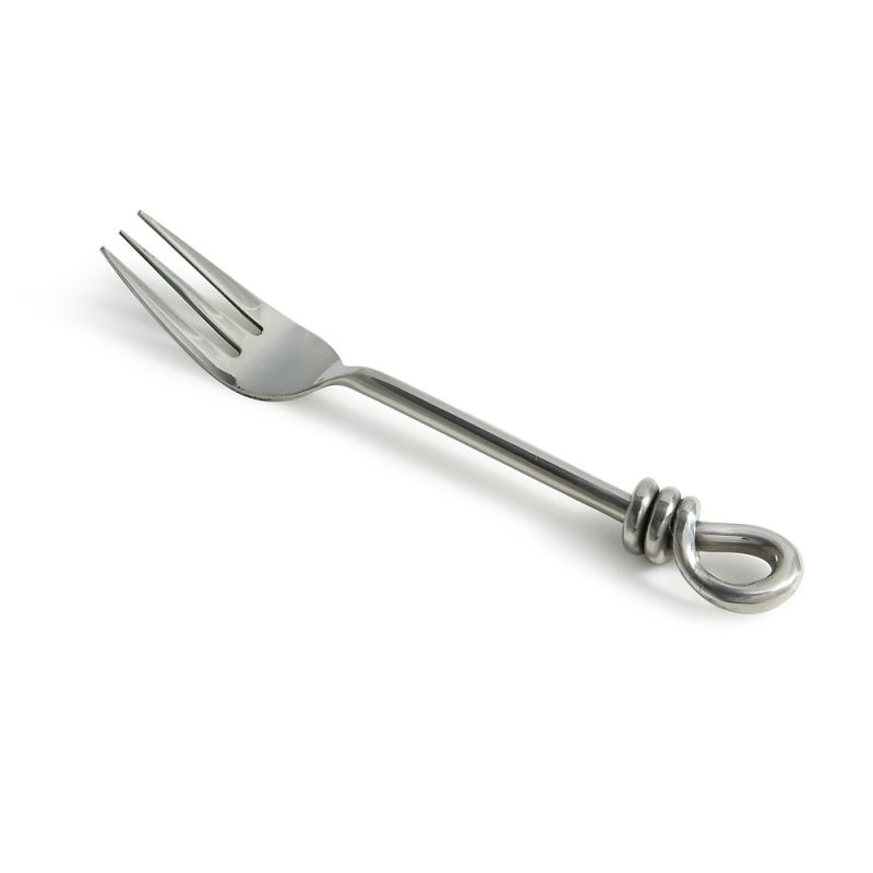 culinary concepts Polished Knot Pastry Fork | HANDMADE TO ORDER
