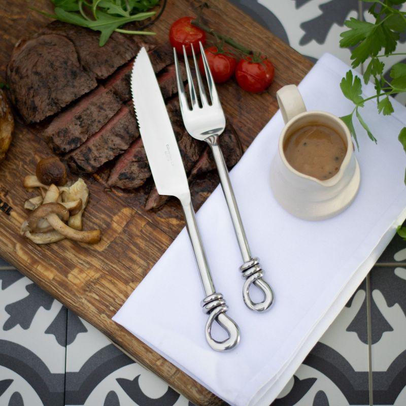 Culinary Concepts Polished Knot Steak Knife | HANDMADE TO ORDER