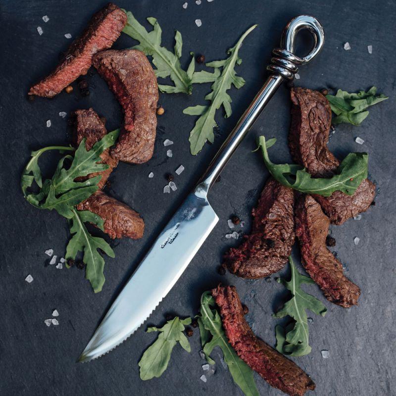Culinary Concepts Polished Knot Steak Knife | HANDMADE TO ORDER